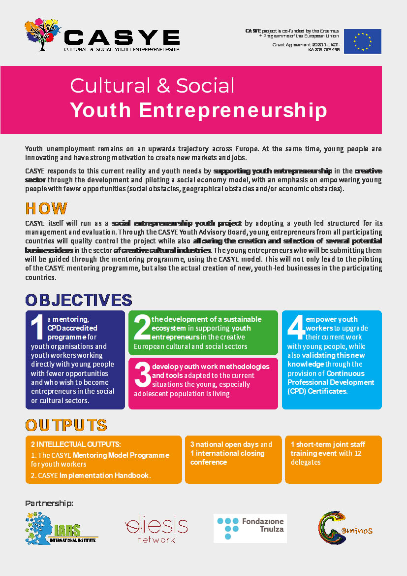 CASYE project Infocard
